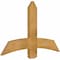 Ekena Millwork Bellingham Rough Sawn Timber Gable Bracket, Western Red Cedar, 48"W x 30"H x 2"D x 6"F, 15/12 Pitch GBW048X30X0206BEL00RWR - alternate 4